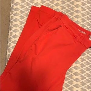 Red gap chinos